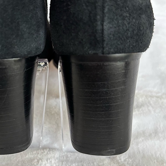 KATE SPADE Blaire Black Suede Leather Heeled Bootie--NEW--6.5 - Picture 11 of 16